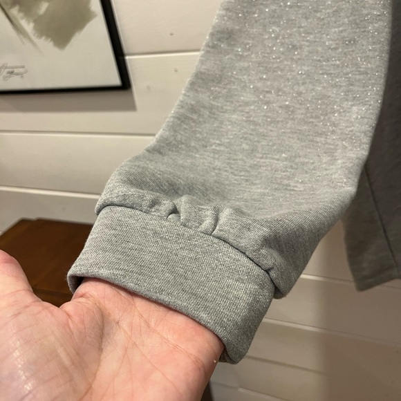 🩶 PENN Glittery Light Grey Hoodie – Size 1X - Picture 4 of 9